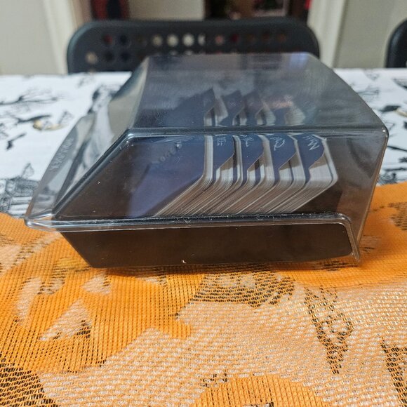 Vintage Rolodex S310C Covered Address Telephone Index Card File Petite Dividers - Picture 5 of 12